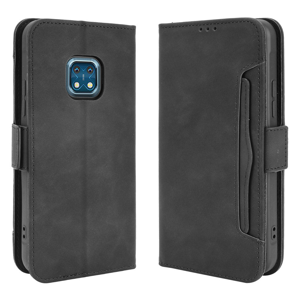 Full Protection Multi Card Holder Design Leather Phone Stand Case Cover Protector for Nokia XR20