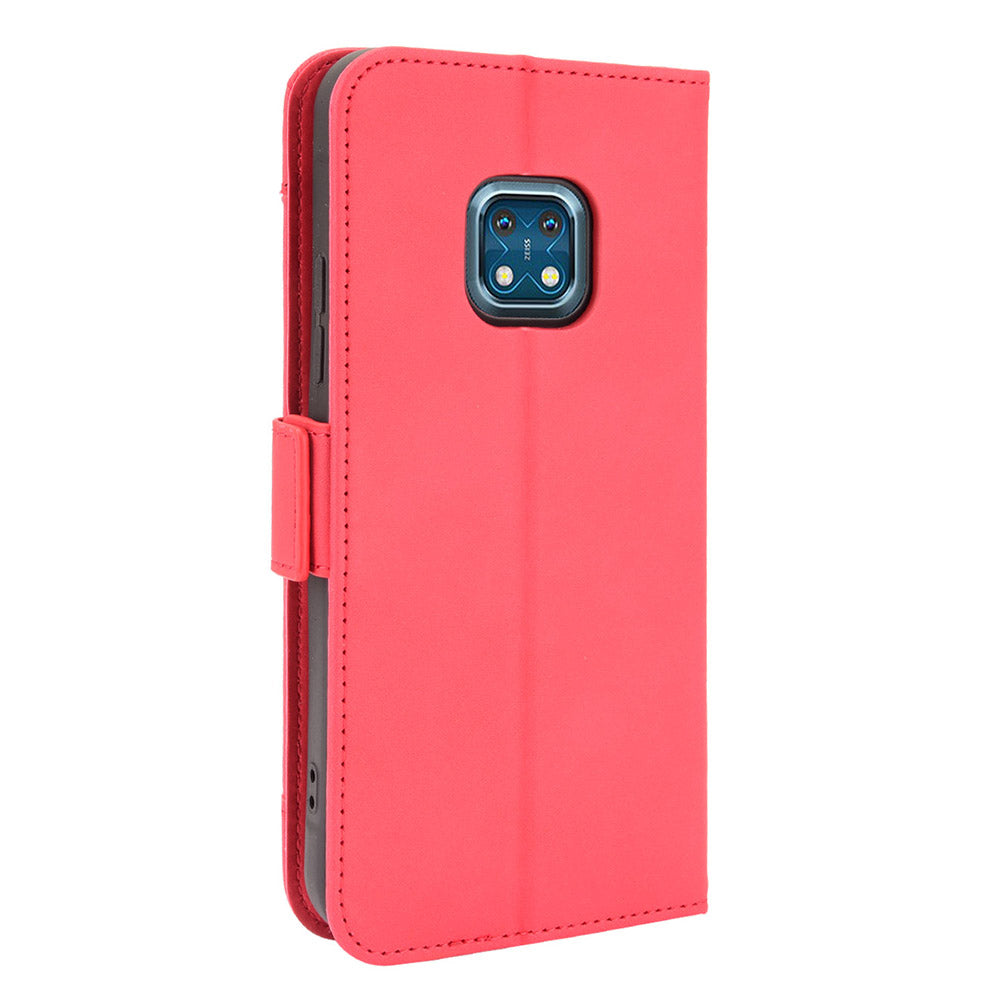 Full Protection Multi Card Holder Design Leather Phone Stand Case Cover Protector for Nokia XR20