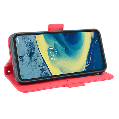 Full Protection Multi Card Holder Design Leather Phone Stand Case Cover Protector for Nokia XR20