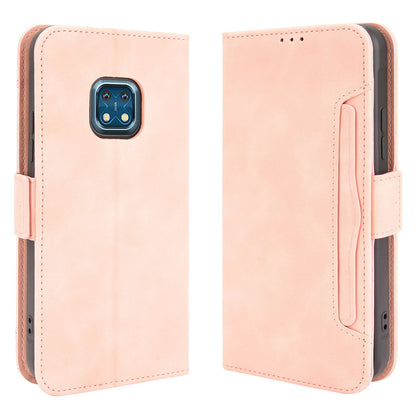 Full Protection Multi Card Holder Design Leather Phone Stand Case Cover Protector for Nokia XR20