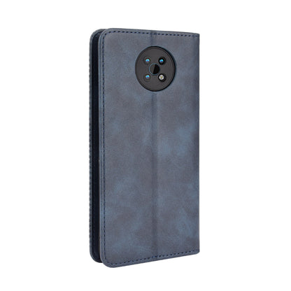 Retro Textured Surface For Nokia G50 Phone Leather Case Shockproof Leather Phone Wallet Stand Cover