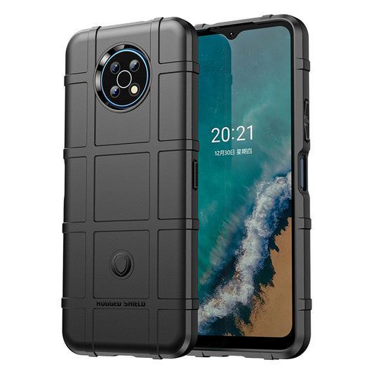 Drop Tested Rugged Square Grid Design Thickened Smooth TPU Protective Phone Cover for Nokia G50