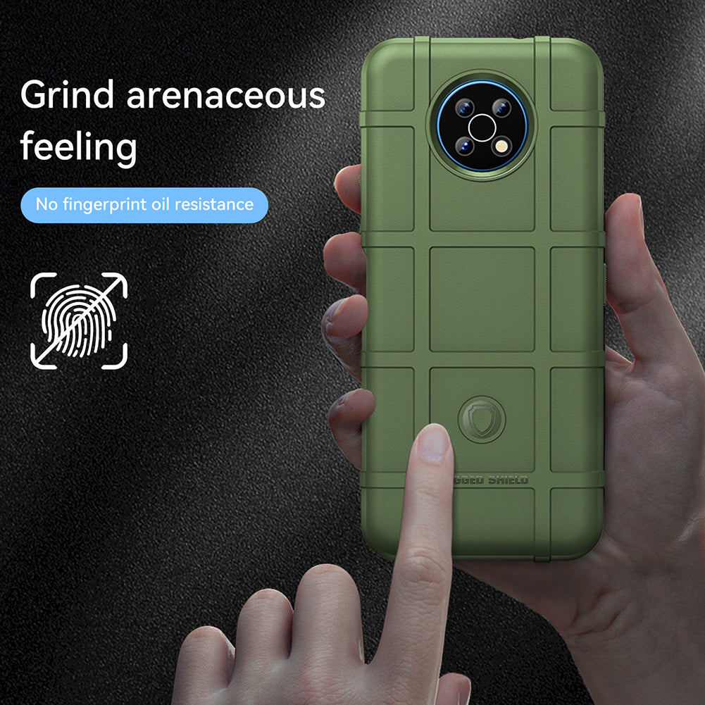 Drop Tested Rugged Square Grid Design Thickened Smooth TPU Protective Phone Cover for Nokia G50