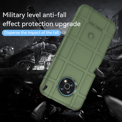 Drop Tested Rugged Square Grid Design Thickened Smooth TPU Protective Phone Cover for Nokia G50