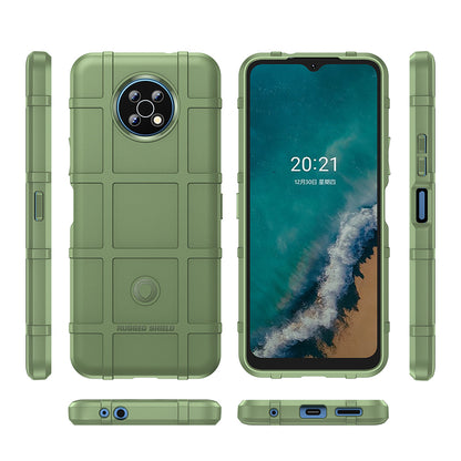 Drop Tested Rugged Square Grid Design Thickened Smooth TPU Protective Phone Cover for Nokia G50