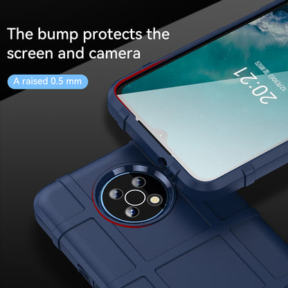 Drop Tested Rugged Square Grid Design Thickened Smooth TPU Protective Phone Cover for Nokia G50