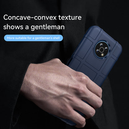 Drop Tested Rugged Square Grid Design Thickened Smooth TPU Protective Phone Cover for Nokia G50