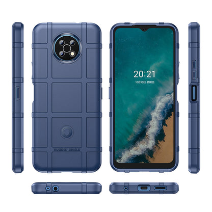 Drop Tested Rugged Square Grid Design Thickened Smooth TPU Protective Phone Cover for Nokia G50