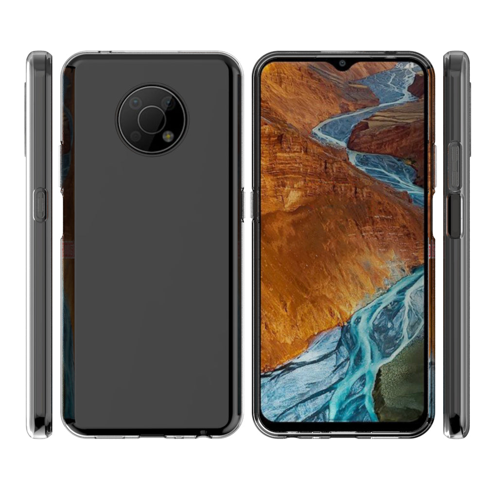 10Pcs/Pack Anti-scratch Soft TPU Inner Watermark-Free Clear Mobile Case Phone Shell for Nokia G300
