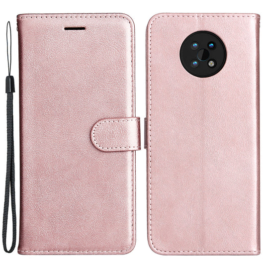 For Nokia G50 KT Leather Series-2 Flip Phone Case Solid Color Wallet PU Leather + TPU Phone Cover with Supporting Stand