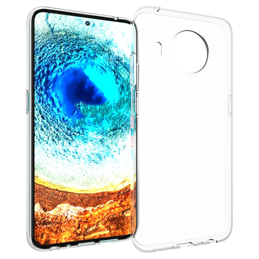 10Pcs/Pack Anti-yellowing Scratch-resistant TPU Phone Case Inner Watermark-Free Phone Covering for Nokia X20 / X10