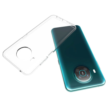 10Pcs/Pack Anti-yellowing Scratch-resistant TPU Phone Case Inner Watermark-Free Phone Covering for Nokia X20 / X10