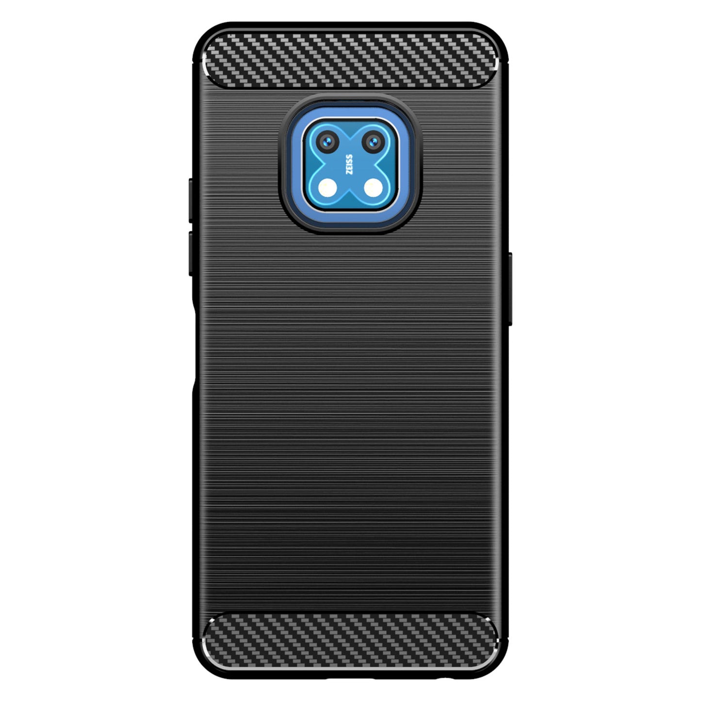 1.8mm Carbon Fiber Texture Brushed Surface TPU Case Freely Twisted Super Thin Phone Cover for Nokia XR20