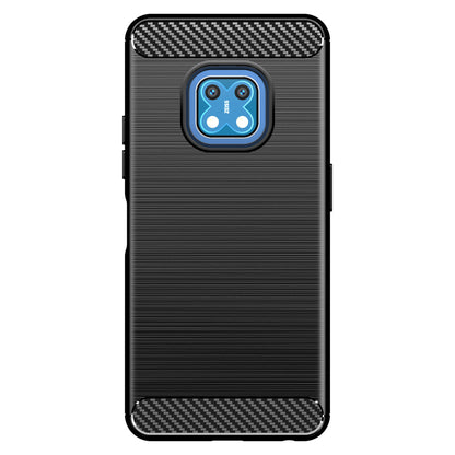 1.8mm Carbon Fiber Texture Brushed Surface TPU Case Freely Twisted Super Thin Phone Cover for Nokia XR20