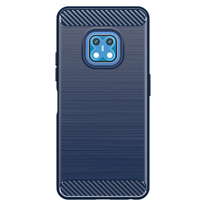 1.8mm Carbon Fiber Texture Brushed Surface TPU Case Freely Twisted Super Thin Phone Cover for Nokia XR20