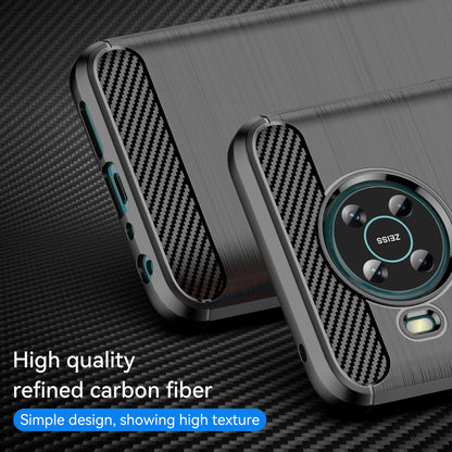 1.8mm Shockproof Protection Brushed Surface TPU Case Carbon Fiber Texture Phone Back Protector Cover for Nokia X100