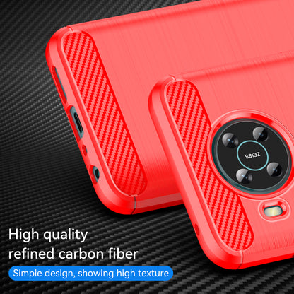 1.8mm Shockproof Protection Brushed Surface TPU Case Carbon Fiber Texture Phone Back Protector Cover for Nokia X100