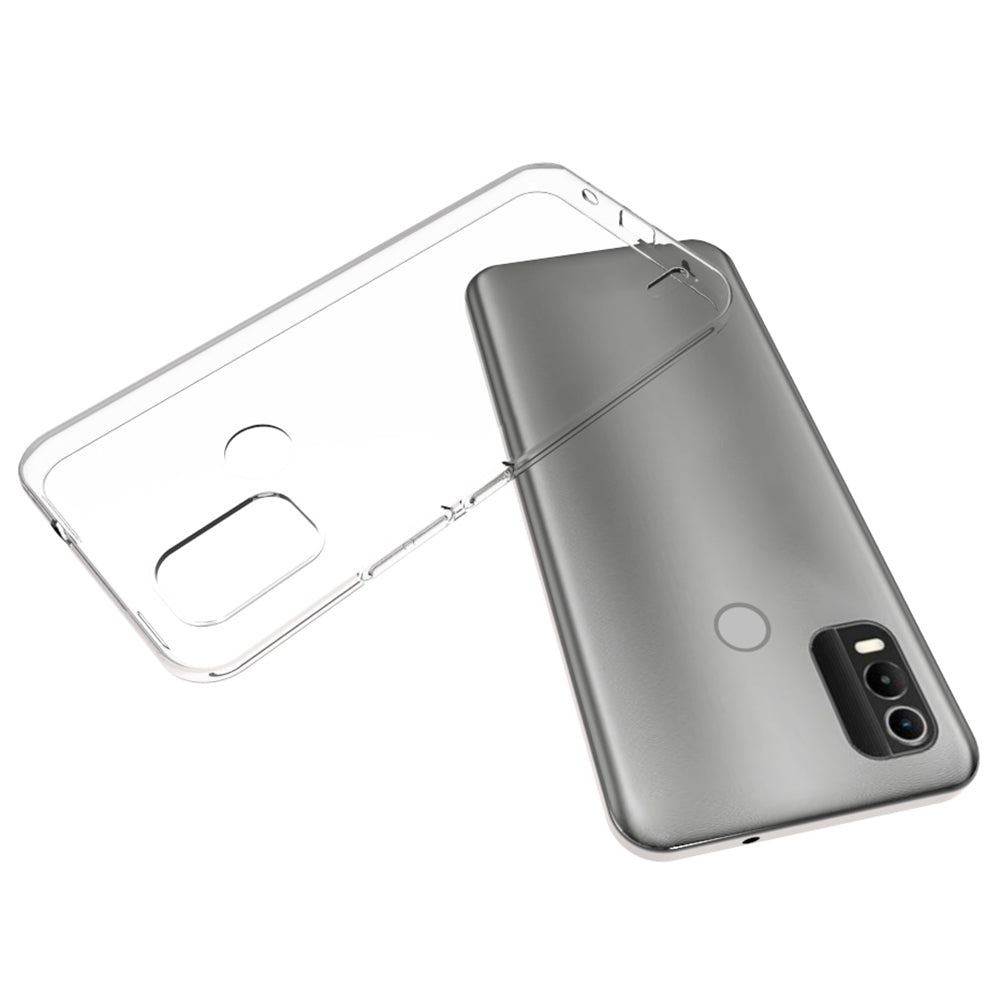 10Pcs/Pack Soft TPU Phone Case for Nokia C21 Plus, Transparent Inner Watermark-Free Durable Anti-Drop Back Cover