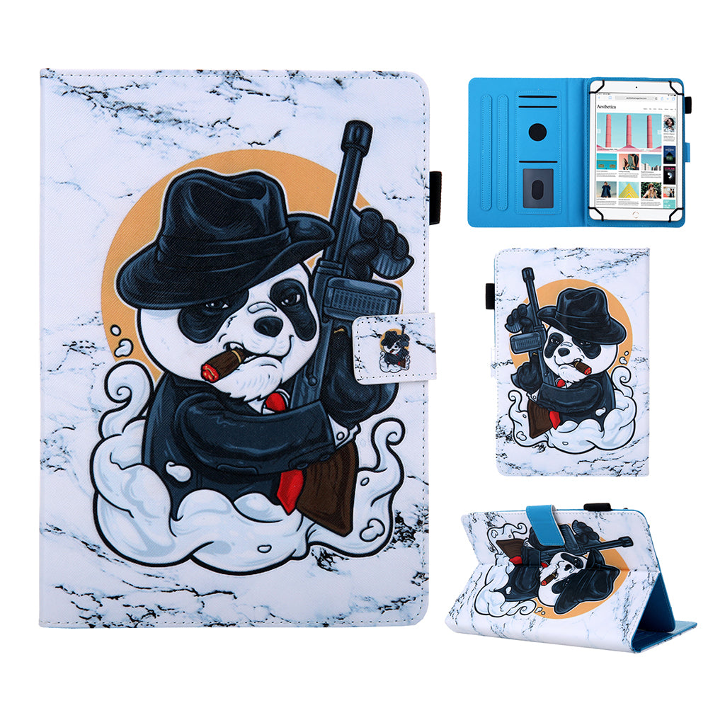 10-inch Universal Pattern Printing PU Leather + TPU Stand Tablet Case for iPad 9.7-inch (2018) Etc.