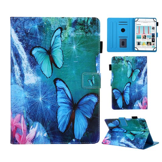 10-inch Universal Pattern Printing PU Leather + TPU Stand Tablet Case for iPad 9.7-inch (2018) Etc.