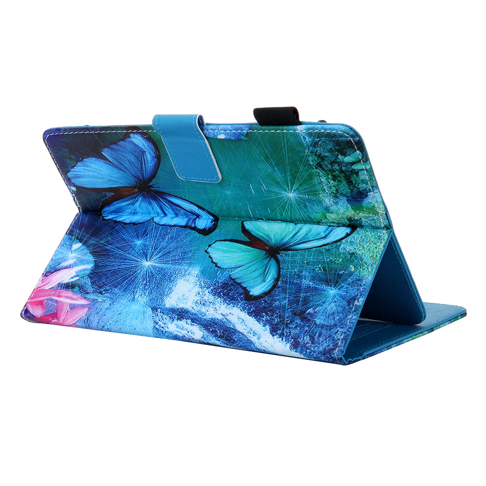 10-inch Universal Pattern Printing PU Leather + TPU Stand Tablet Case for iPad 9.7-inch (2018) Etc.