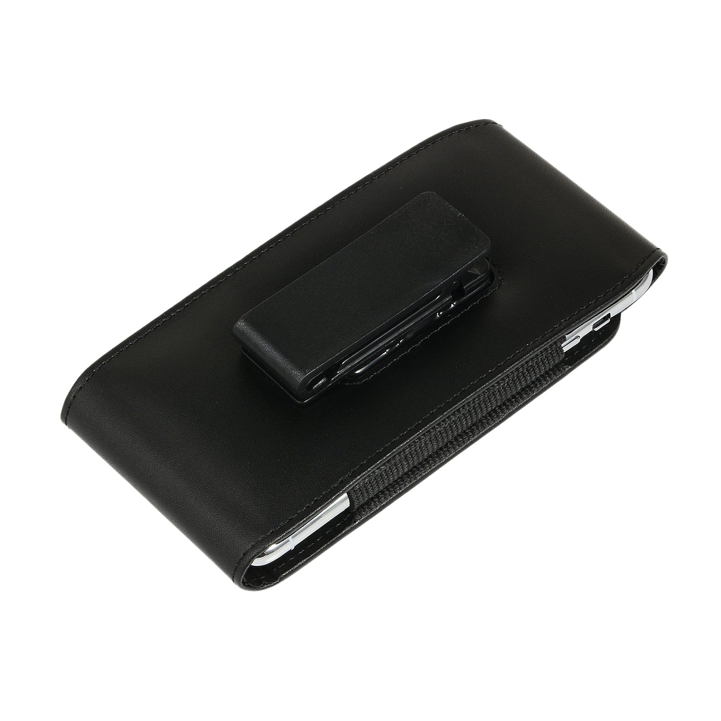 5 inch Universal Clip-on Waist Bag Card Holder Pouch Leather Phone Case for iPhone 6/S6/7/8/SE (2020)/SE (2022)