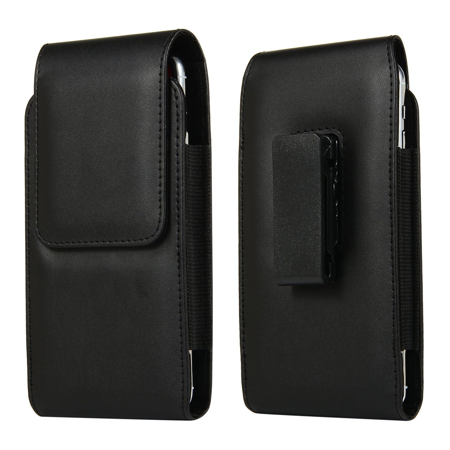 5.5 inch Universal Clip Hanging Waist Bag Card Holder Pouch Phone Case for iPhone 6 Plus/7 Plus/8 Plus