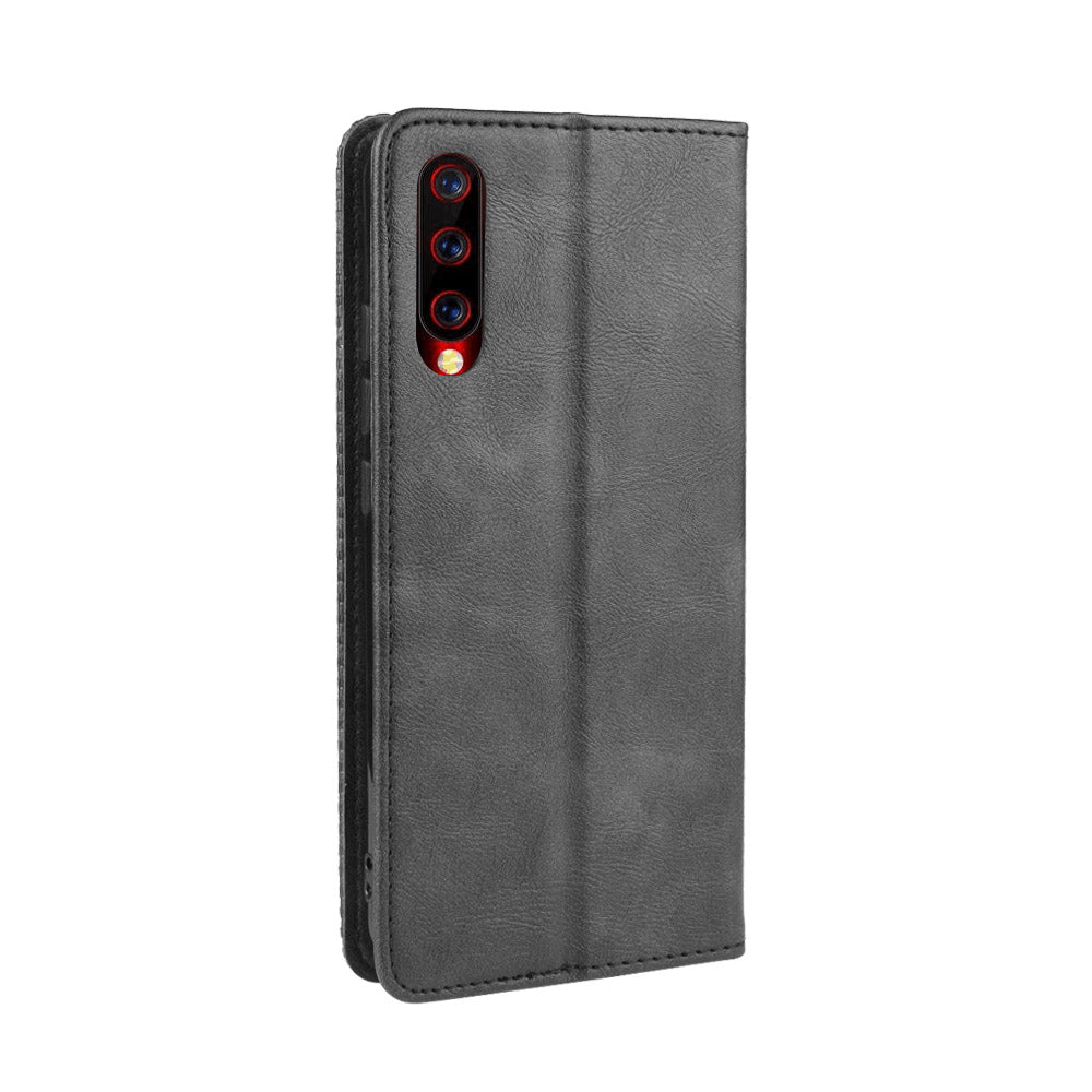 Retro Style PU Leather Wallet Stand Phone Casing for UMIDIGI X