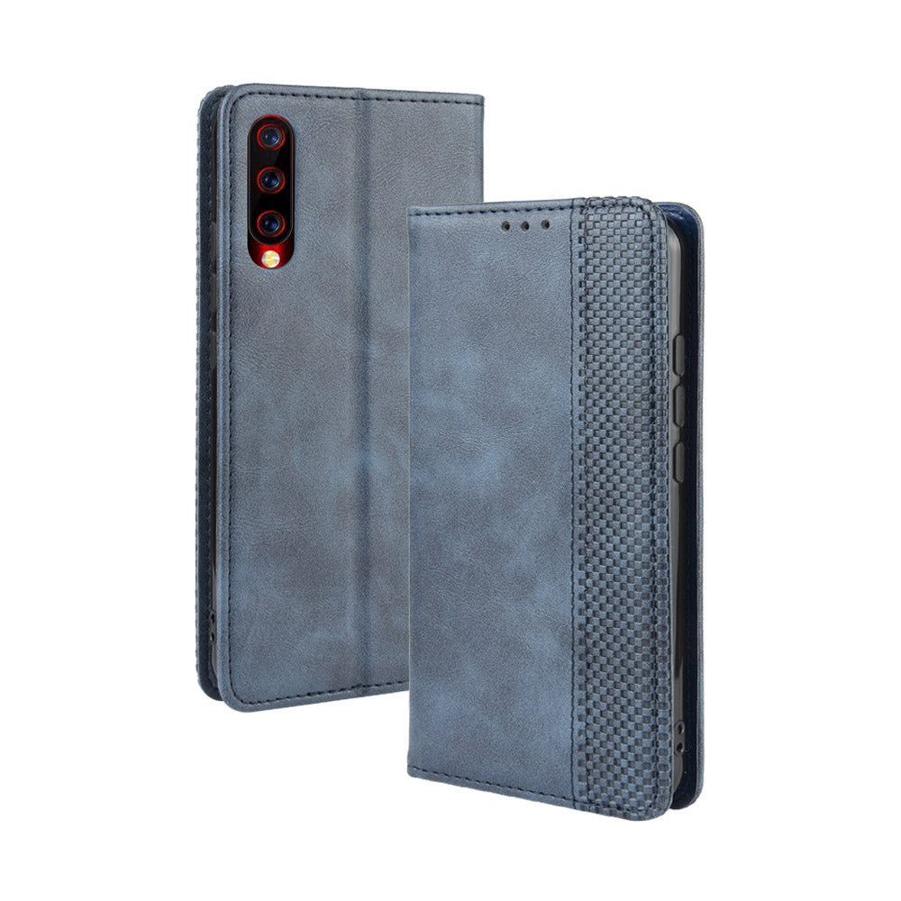 Retro Style PU Leather Wallet Stand Phone Casing for UMIDIGI X