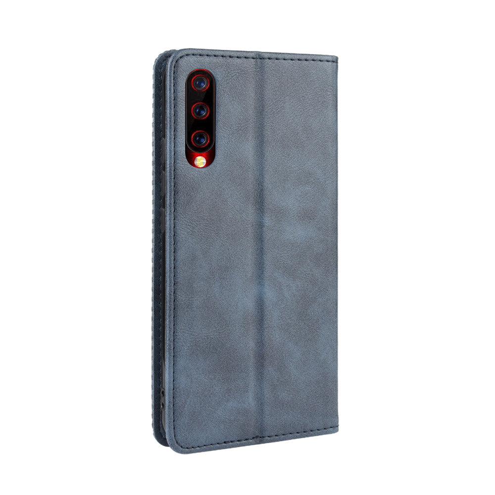 Retro Style PU Leather Wallet Stand Phone Casing for UMIDIGI X