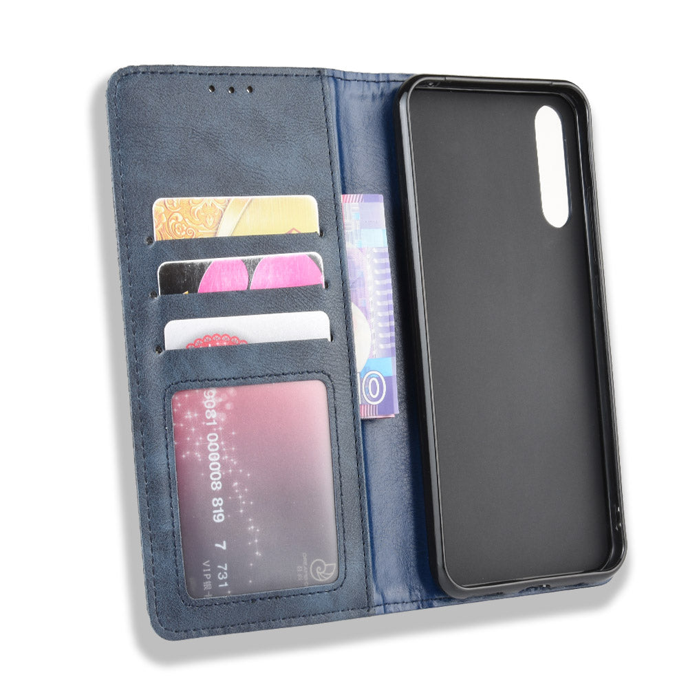 Retro Style PU Leather Wallet Stand Phone Casing for UMIDIGI X