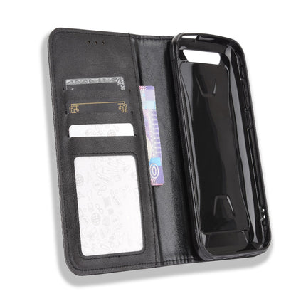 Vintage Style Leather Wallet Stand Case for Blackview BV5500/BV5500 Pro/BV5500 Plus