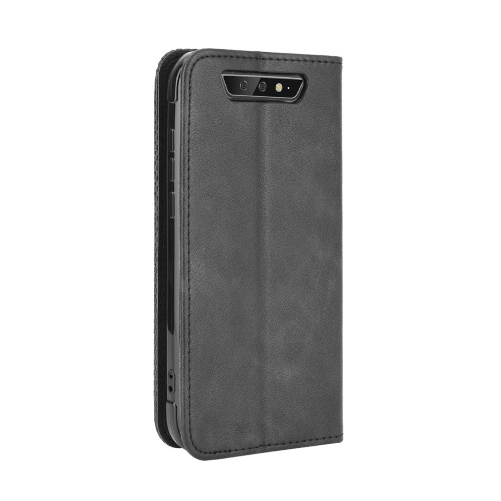 Vintage Style Leather Wallet Stand Case for Blackview BV5500/BV5500 Pro/BV5500 Plus