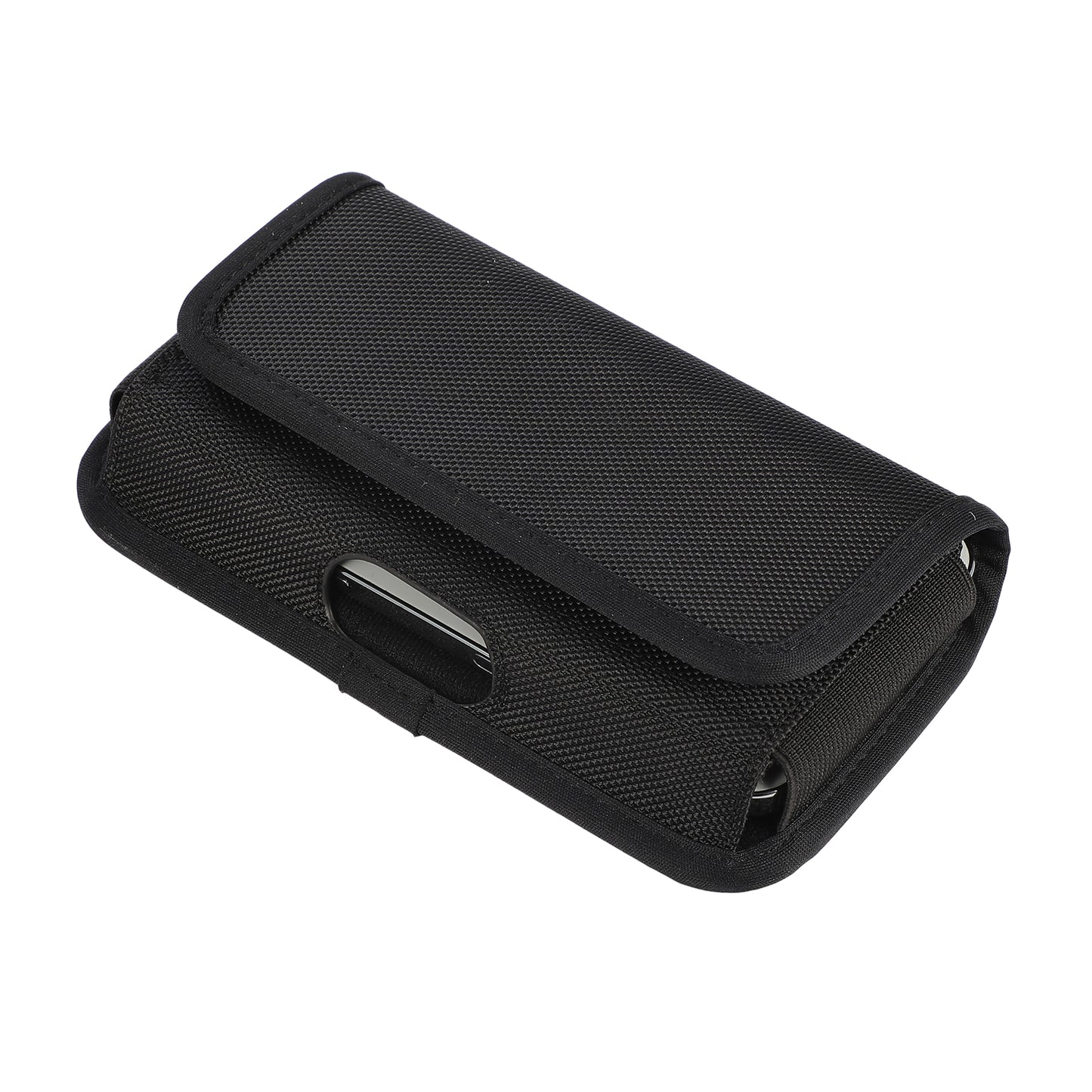 Nylon Holster Pouch (17.5*9.2*2.2cm) Horizontal Nylon Belt Case Card Bag with Belt Loop Pouch Holder