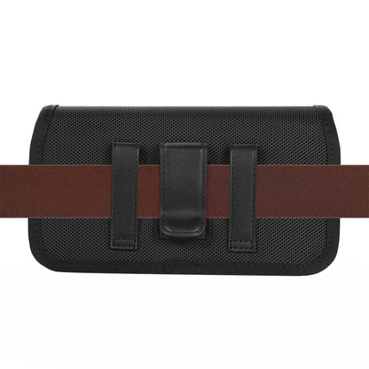 Nylon Holster Pouch (17.5*9.2*2.2cm) Horizontal Nylon Belt Case Card Bag with Belt Loop Pouch Holder