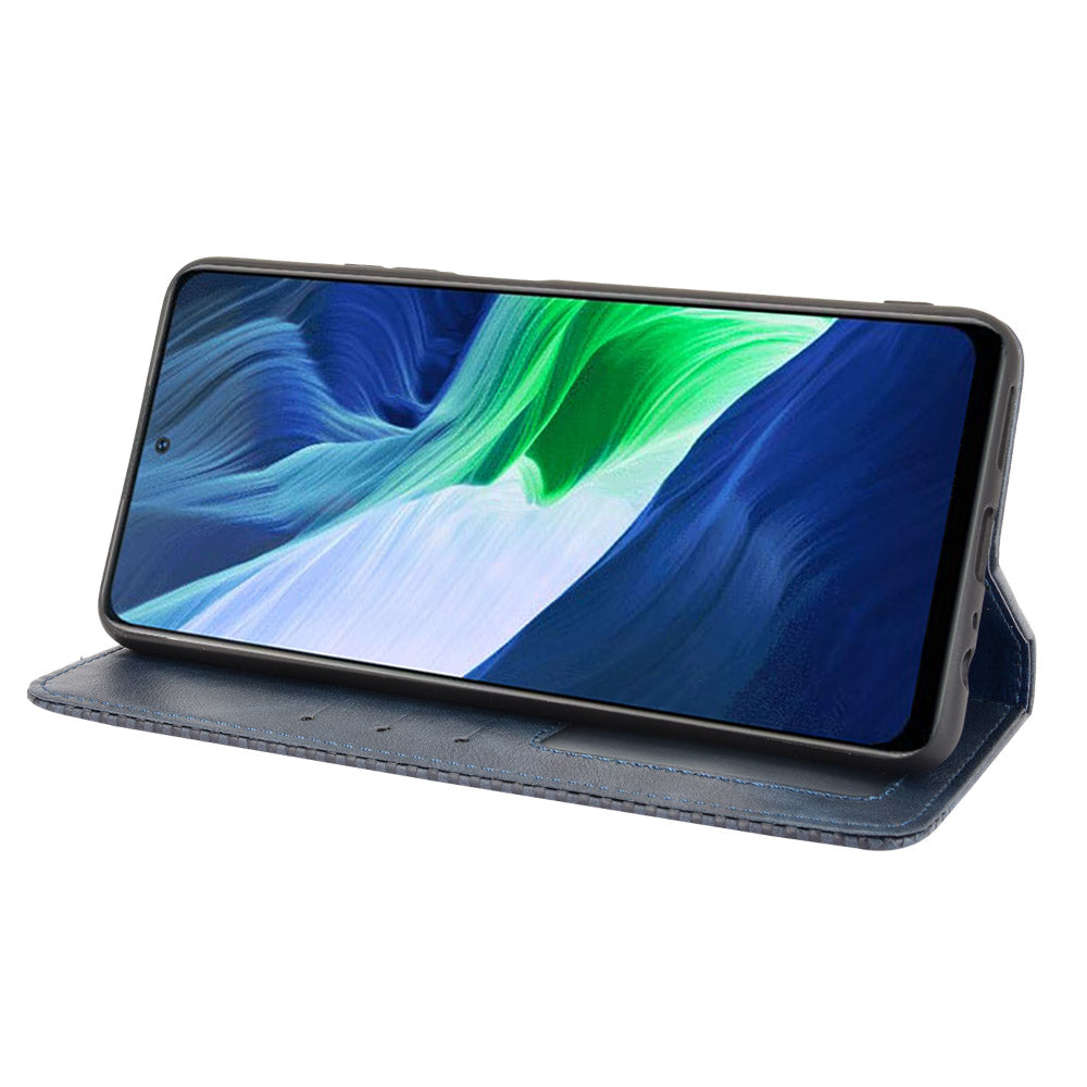 Retro Style PU Leather Flip Magnetic Stand Flip Protective Cover for Infinix Note 10 Pro/Note 10 Pro NFC