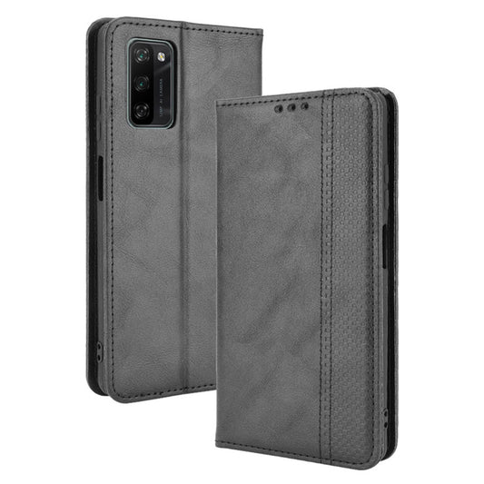 Retro Style PU Leather Flip Magnetic Stand Flip Protective Cover for Blackview A100