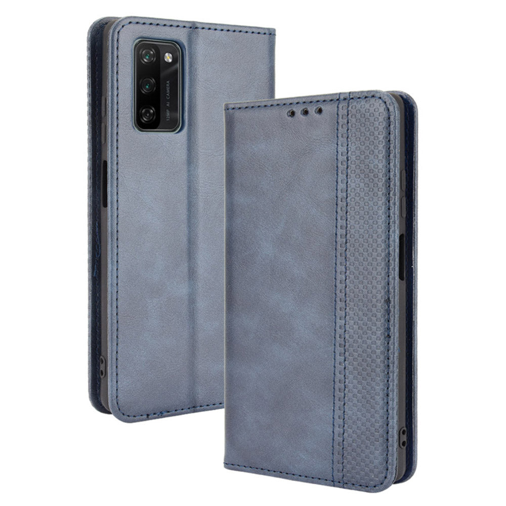 Retro Style PU Leather Flip Magnetic Stand Flip Protective Cover for Blackview A100