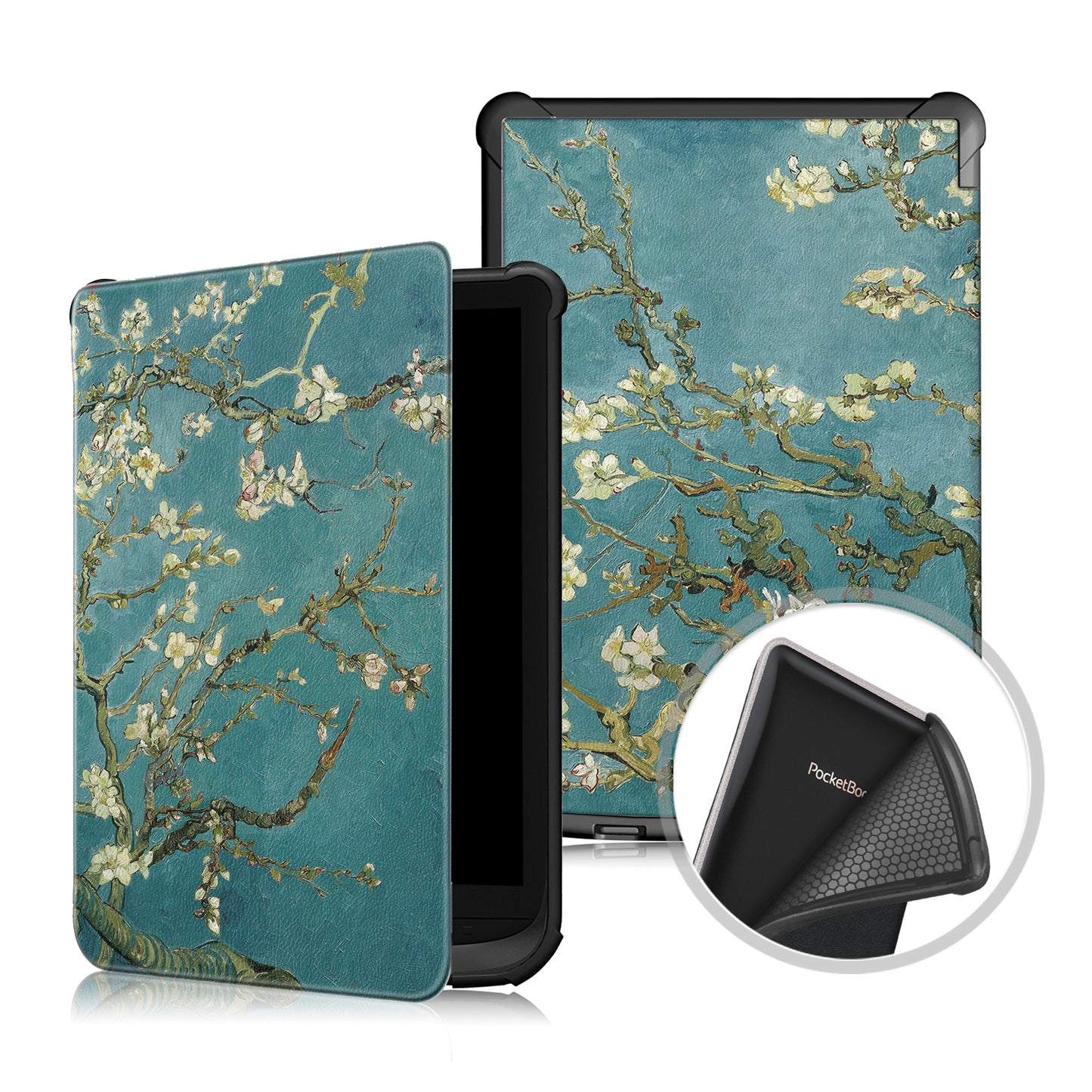 Universal Pattern Printing Leather Tablet Protective Case for PocketBook 616/627/632/632 Plus