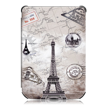 Universal Pattern Printing Leather Tablet Protective Case for PocketBook 616/627/632/632 Plus
