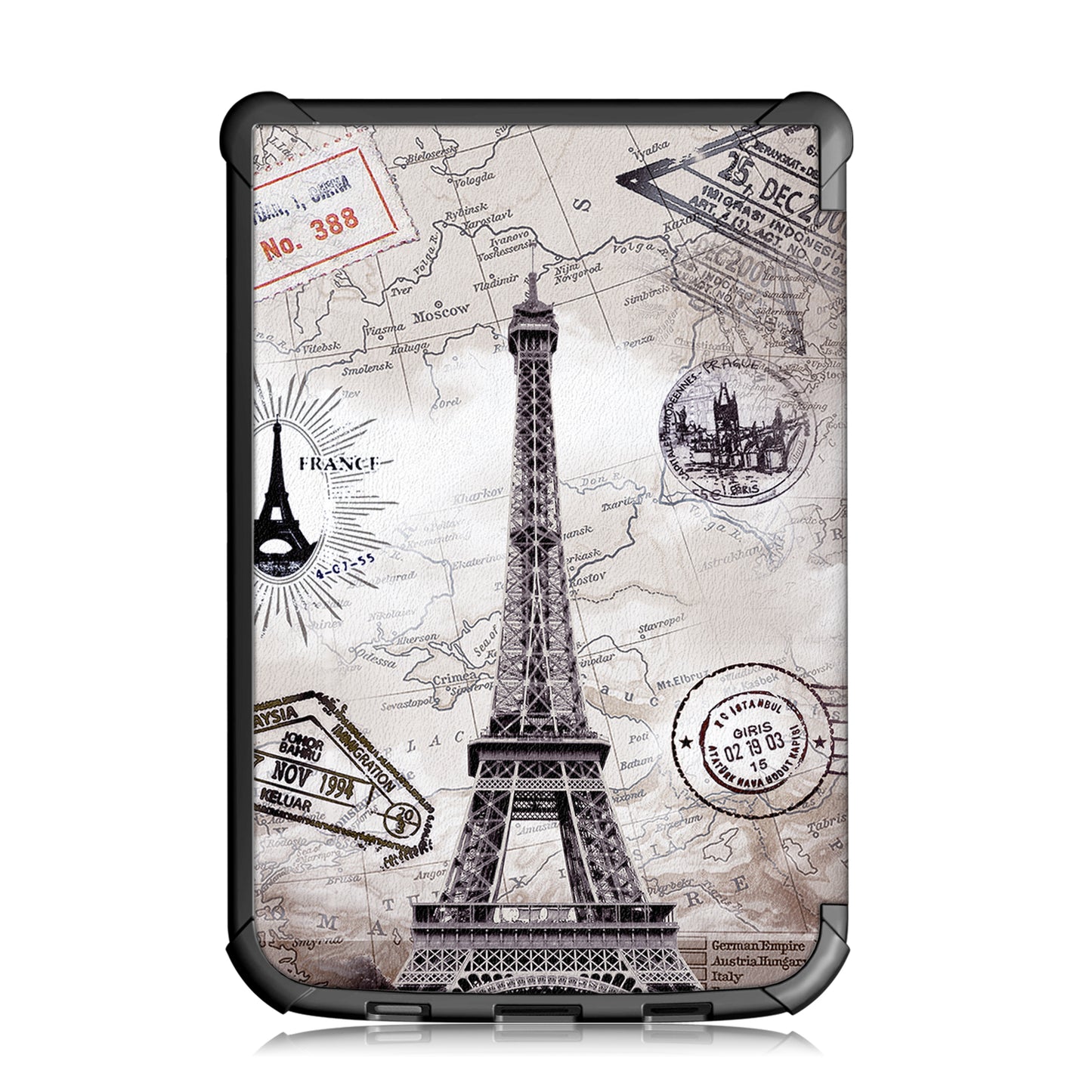Universal Pattern Printing Leather Tablet Protective Case for PocketBook 616/627/632/632 Plus