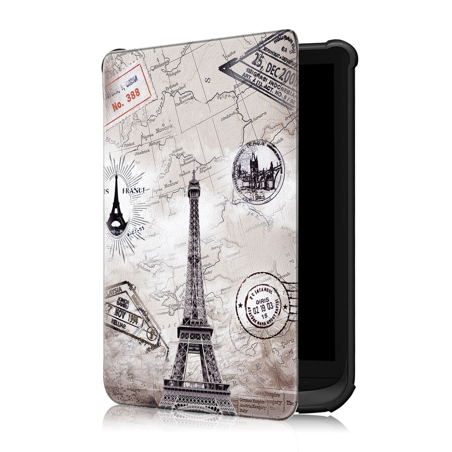 Universal Pattern Printing Leather Tablet Protective Case for PocketBook 616/627/632/632 Plus