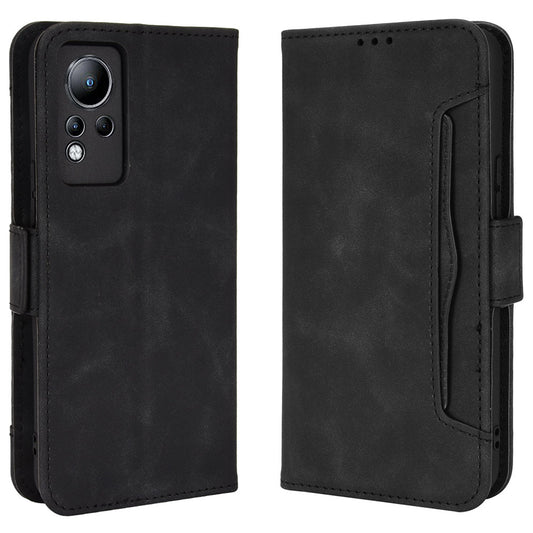 For Infinix Note 11 Multi-card Slots PU Leather + TPU Double Protection Stand Phone Case Shell with Wallet