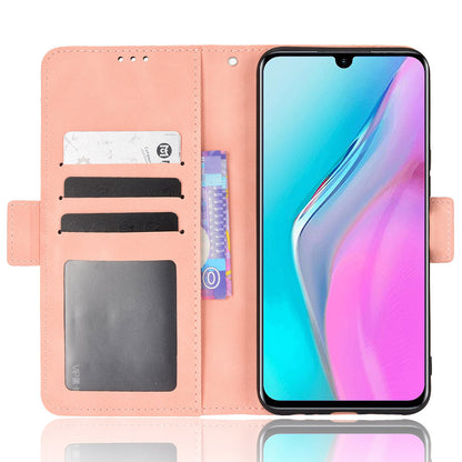 For Infinix Note 11 Multi-card Slots PU Leather + TPU Double Protection Stand Phone Case Shell with Wallet