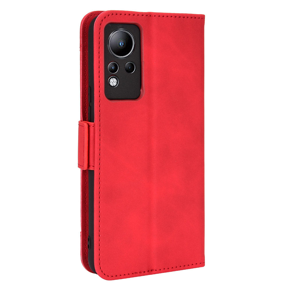 For Infinix Note 11 Multi-card Slots PU Leather + TPU Double Protection Stand Phone Case Shell with Wallet