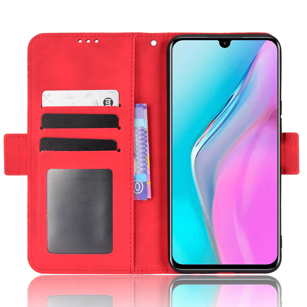 For Infinix Note 11 Multi-card Slots PU Leather + TPU Double Protection Stand Phone Case Shell with Wallet