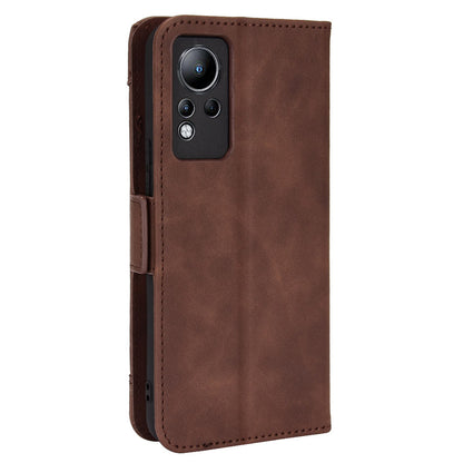 For Infinix Note 11 Multi-card Slots PU Leather + TPU Double Protection Stand Phone Case Shell with Wallet