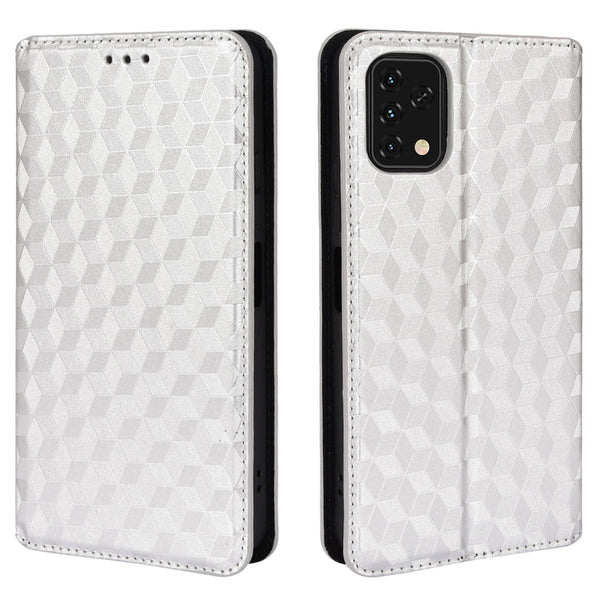 For Umidigi Power 5S PU Leather Phone Case Supporting Stand Imprinted Pattern Inner TPU Shockproof Phone Cover