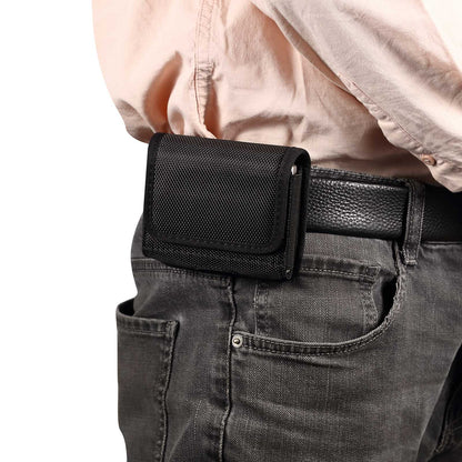 For Huawei P50 Pocket/Samsung Galaxy Z Flip3 5G/Z Flip 5G/Z Flip Oxford Cloth Folding Phone Bag Waist Belt Clip Cell Phone Case