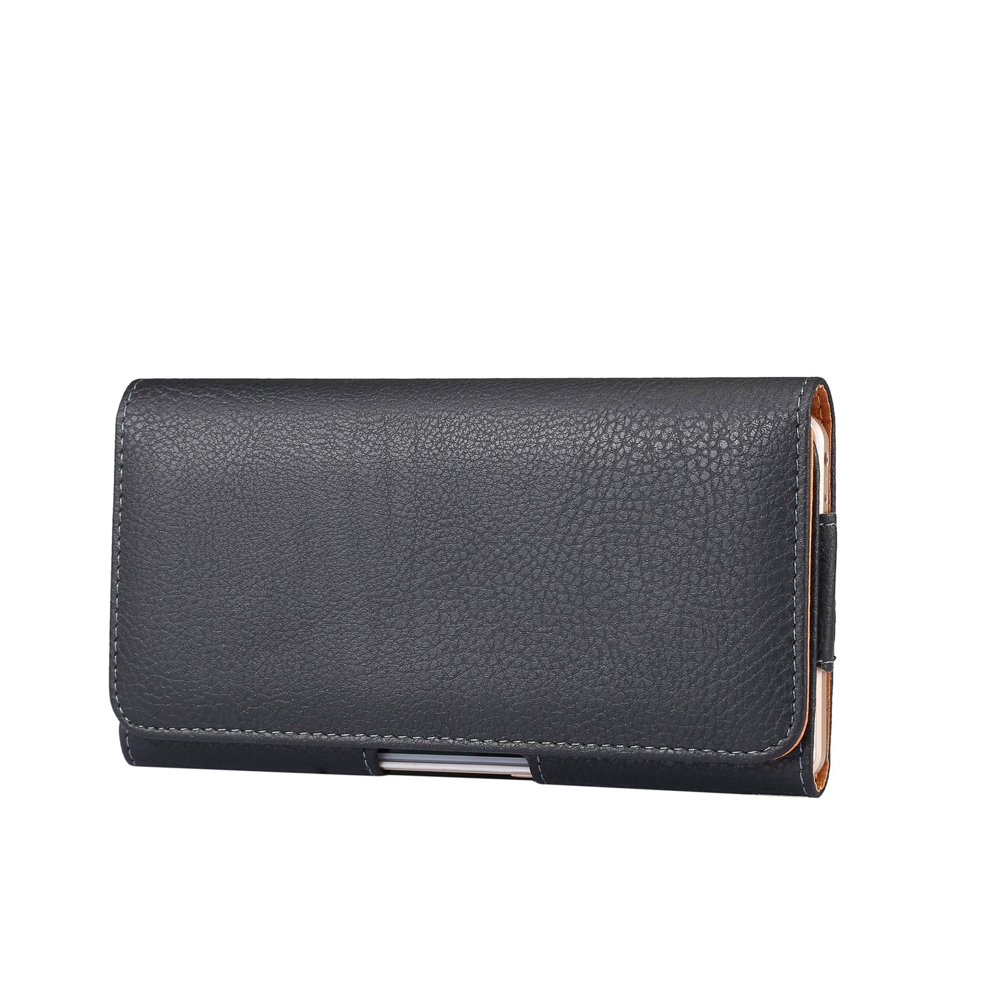 Litchi Texture PU Leather Hidden Magnetic Flip Waistband Holster for Xiaomi Mi Max Etc, Holster outer dimension: 180 x 95 x 18mm